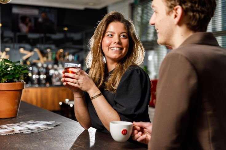 collega's in koffiecorner