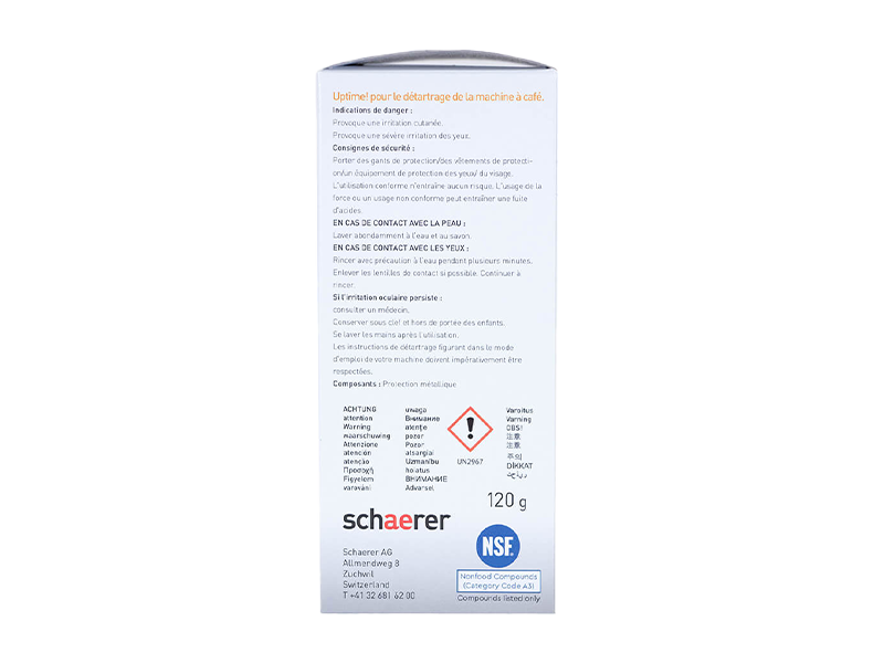 Schaerer Coffee Soul ontkalker side - 4061101